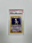 2000 Pokémon Game Mewtwo Holo PSA 8