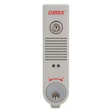 Detex Eax-300 Gray W-Cyl Exit Door Alarm, 9V Battery, Ul Listed