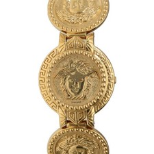 G.VERSACE Medusa Coin Watch Quartz 7008002 Case Size 30mm Used From Japan