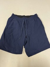 Lululemon Bowline Shorts Men's M Blue Train Gym Running Active LM7ARQS 124