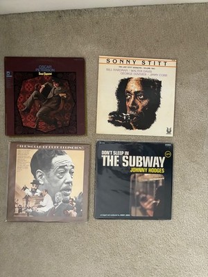 Vintage Jazz Lot (4) - Duke (2 LPs)  Oscar Peterson, Sonny Stitt and J. Hodges