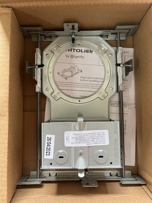 Lightolier Calculite  #912400546896, 6'' Non-IC frame 6RN-New Open Box Frame Only