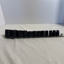 Snap On Impact Socket Set 12 Drive 12 Point 12 Piece Sae 313imd 38 To 1 14
