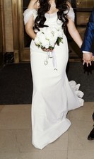 NEW Detachable Wedding Dress Straps with Pearls , Off shoulders and Removable