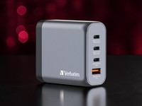 Verbatim Gan LadegeräT 140W SchnellladegeräT USB-C USB-A Reiseadapter