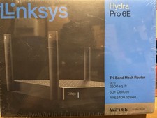 Linksys Hydra Pro 6E Tri-Band Mesh Router WiFi 6E  MR75MS 