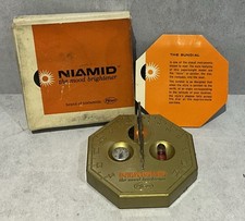 1950s Pfizer Niamid The Mood Brightener Sundial Vtg Pharmaceutical Advertising
