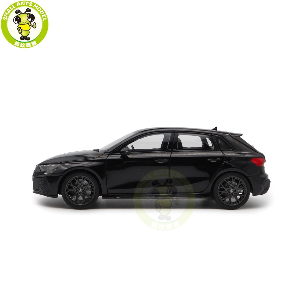 1/18 Audi RS 3 2025 NOREV 188388 Myth Black Metallic Diecast Model