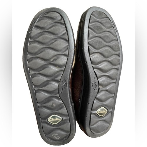 Clark's Shoes Scarpe Oxford Uomo Marrone Scuro Pelle Tomaia Pizzo Taglia:10 - Foto 5 di 12