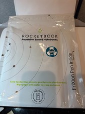Rocket Book Smart Reusable Notebook w/Frixion Pen New