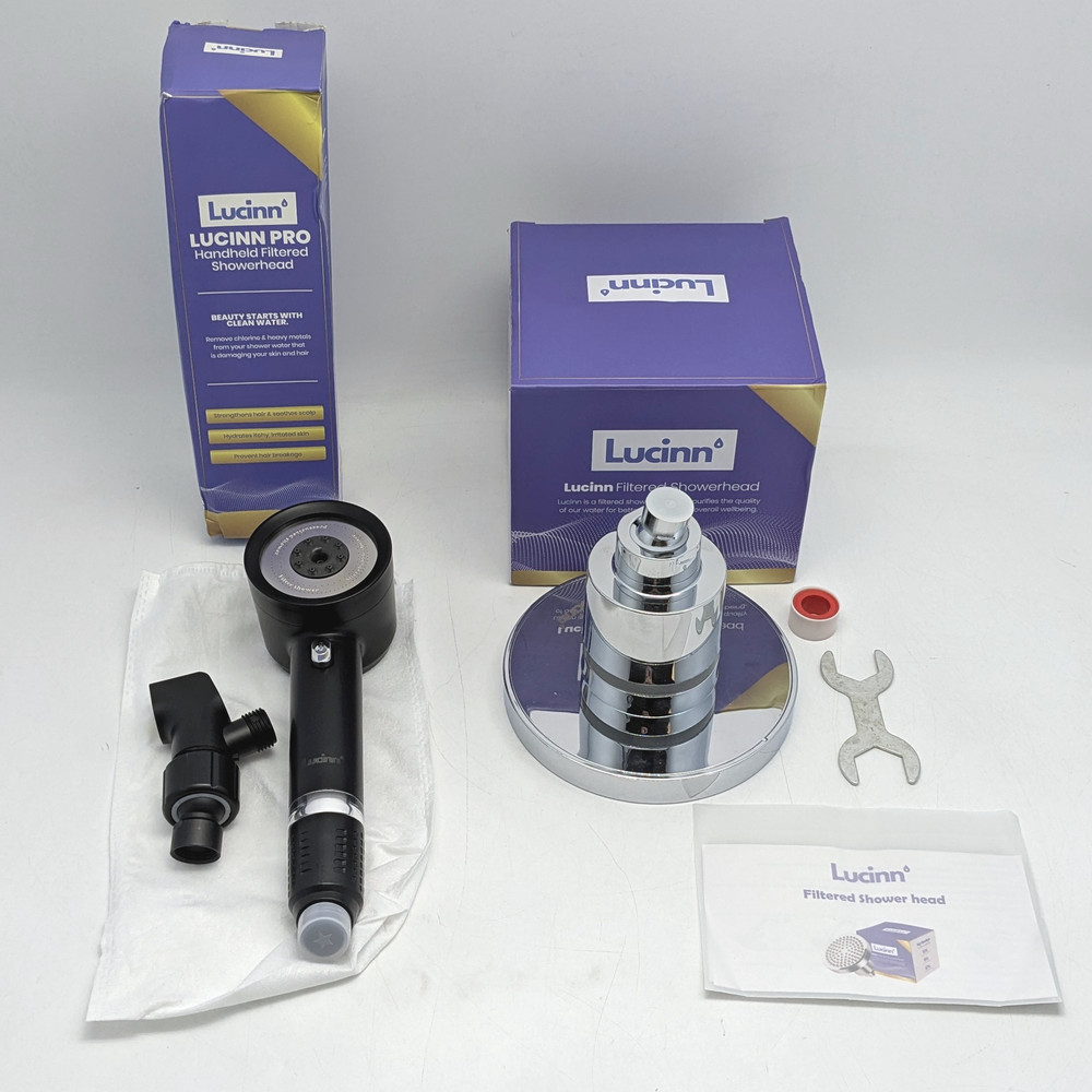 Lucinn Pro Handheld Filtered Showerhead & Filtered Showerhead