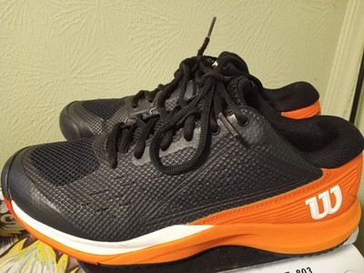 Wilson Mens Size 8 Rush Pro Ace Pickleball Tennis Shoes Sneakers Black