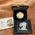 2025 American Silver Eagle 1oz Uncirculated In Box With COA