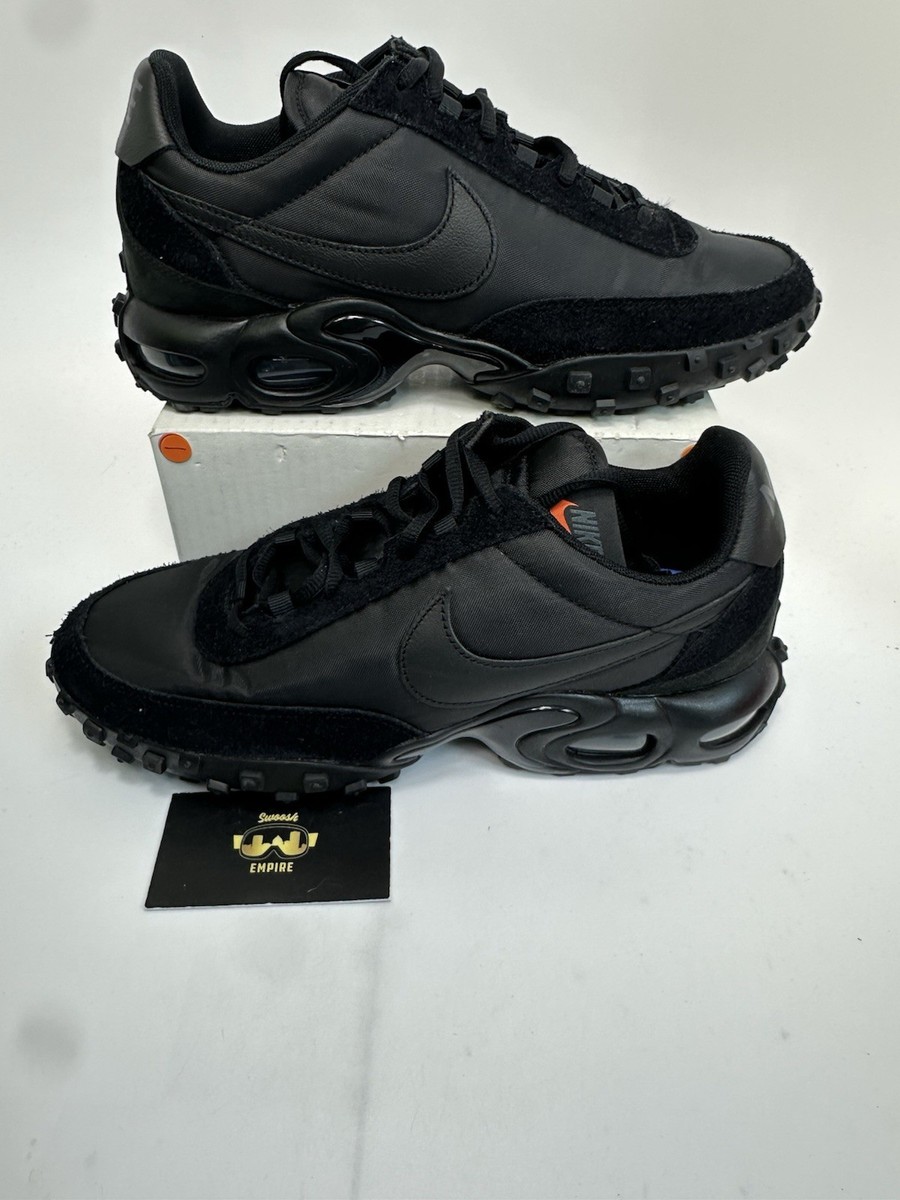Nike Air Max Waffle SP Triple Black TN Mens Size 10.5 FV6946