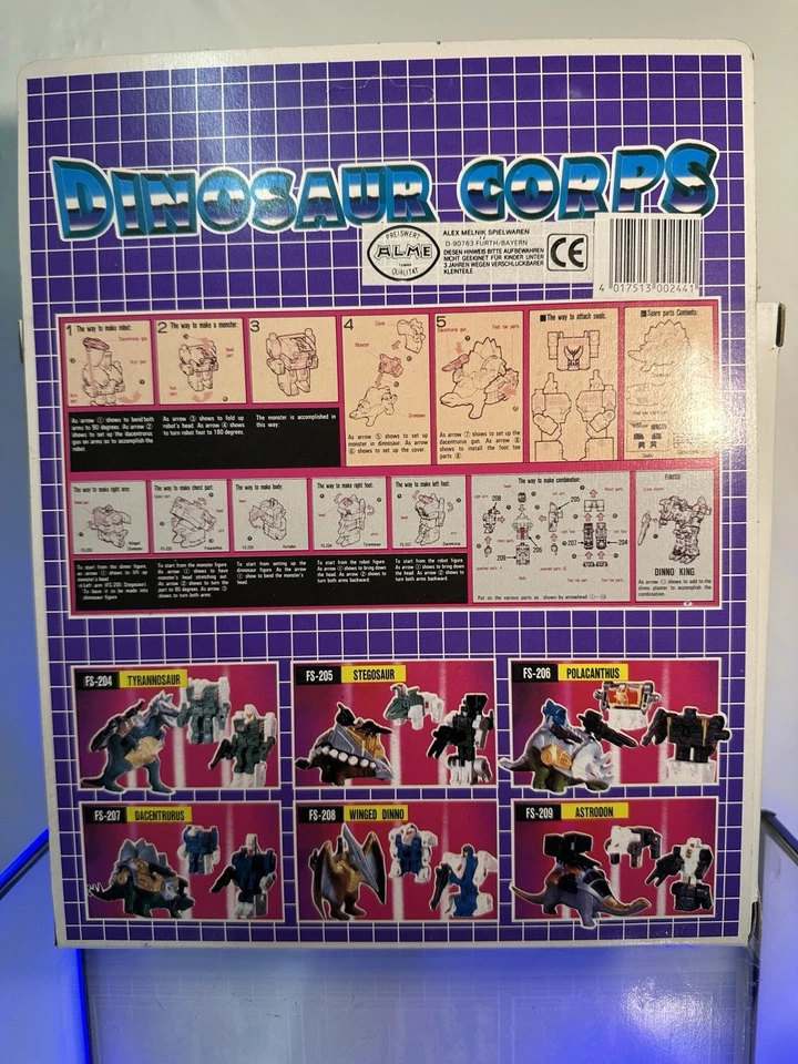 Transformer G1 Dinosour Corps Dacentrurus Dinoking Rairyu KO Vintage❗️RAR❗️ - Image 4 of 4