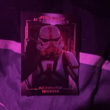 Star Wars Masterwork Topps Incinerator Trooper Trading Card #20 Sci-Fi