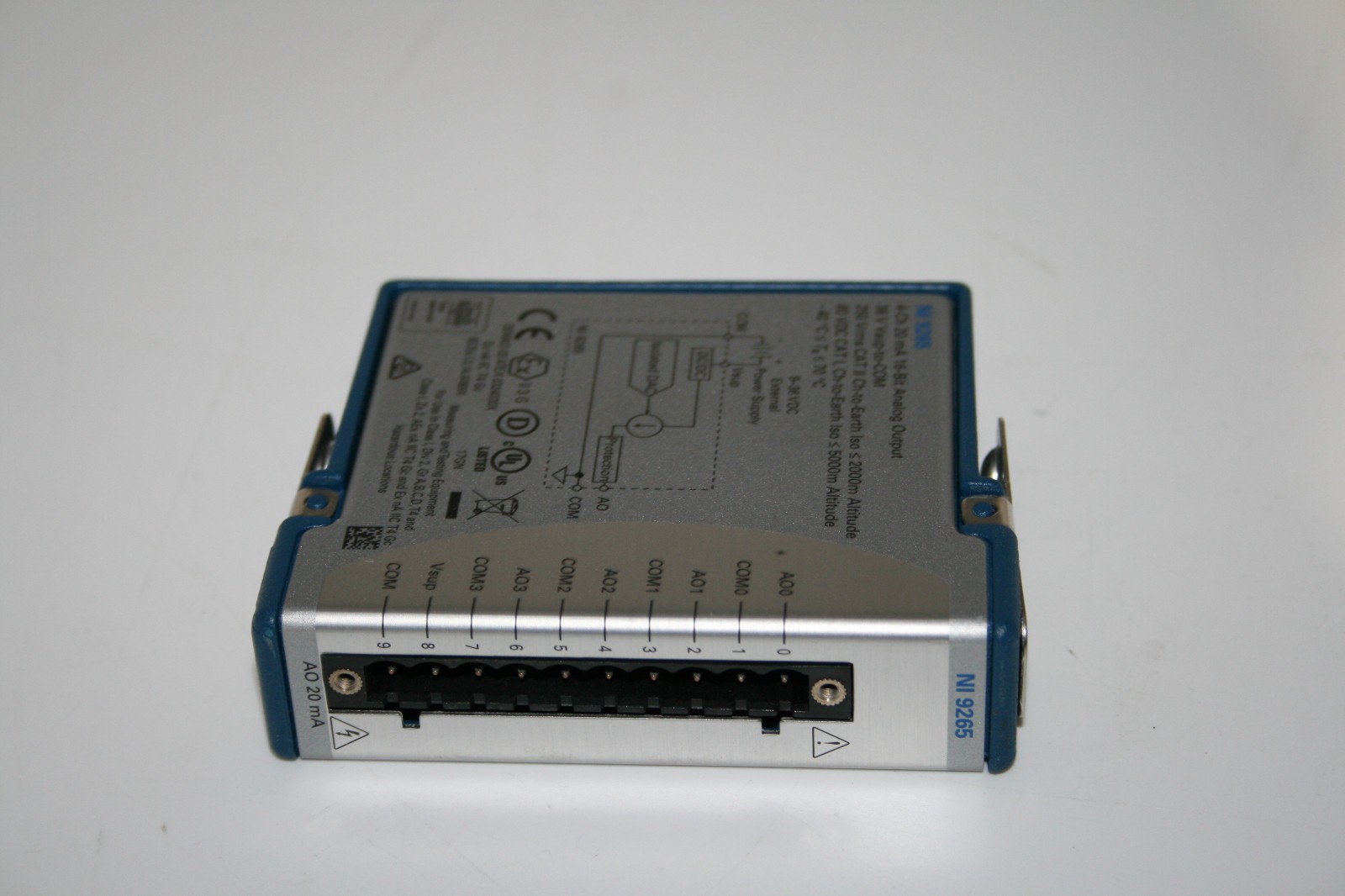 National Instruments NI 9265 4-Ch 20mA 16-Bit Analog Output Module 198845B-01L