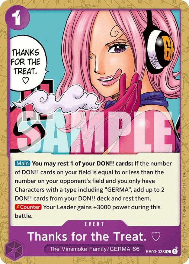 Thanks for the Treat. (EB03-038/102) EB03 One Piece Heroines Edition NM