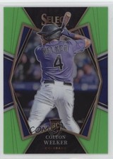 2022 Panini Select Premier Level Neon Green Prizm /99 Colton Welker #117 1i3m