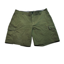 Orvis Shorts Mens Size 40 Green Cargo Hiking Quick Dry Polyester Outdoor Utility