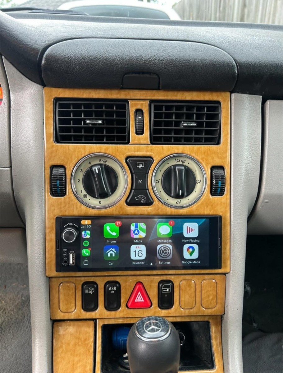 MERCEDES SLK R170 ANDROID AUTO APPLE CAR PLAY RADIO BLUETOOTH 6.36