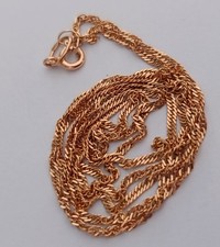 Kette RotGold 14k 585 Echt Gold 58cm. 3,08g Russische