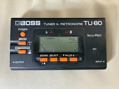 Boss TU-80 Tuner & Metronome