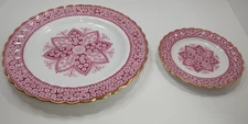 Primrose By Spode Dinner Plate 10 3/4” And 6 1/2" Saucer Excellent Condition