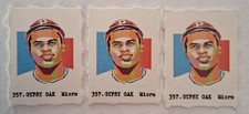 (3) ROBERTO CLEMENTE Pirates Baseball Rare Gypsy Oak Micro Gumball Machine Cards