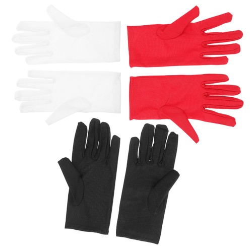 3 Paar Schmuck Handschuhe Miss Man zur Inspektion elastisch Etikette - Bild 5 von 12