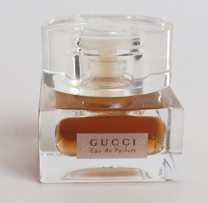 Vintage GUCCI EAU DE PARFUM ( BROWN BOX ) 0.17 oz / 5 ML EDP