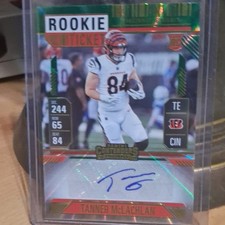 Panini 2024 Contenders Rookie Ticket Green Tanner McLachlan #280 Auto Bengals