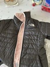 The North Face Girls' Fleece Jacket Size L 14/16 reversible