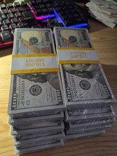  100 Bills 10 pack Prop Replica Money for Movies, Parties, TikTok  Instagram 