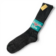 Vintage Eagle Wool Grey Crew Socks 65 Wool NWT Size 10-15