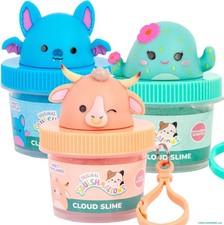 Original Squishmallows Mini Slime Squad, 3 Slime Bag Charms
