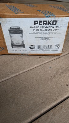 New Old Stock Perko # 1130-A00-BLK All-Round Light # 1130A00BLK