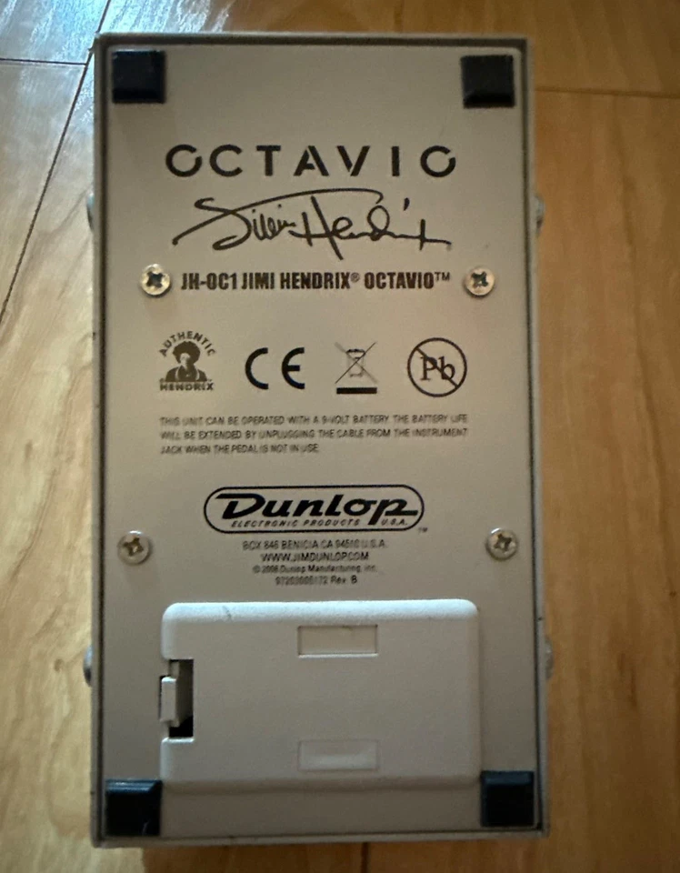 Jim Dunlop Jimi Hendrix Signature JH-OC1 Octavio Guitar Effects Pedal - Image 2 of 3