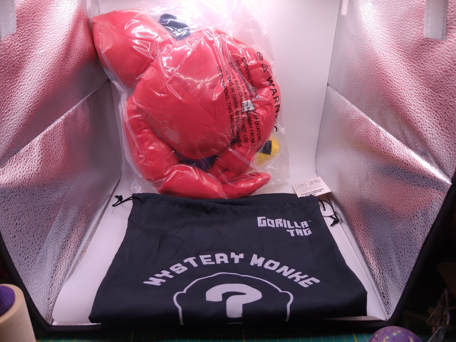 Gorilla Tag Mystery Monke Plush Official Monke Crew - Red - Brand New NWT +CODE