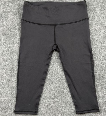 Lululemon Align Crop Leggings Womens Large Black High-Rise Running Athleisure