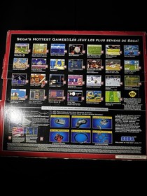 Sega Genesis Model 2 Console with 3 Controllers and Sonic 2 6-Pack Xmen 2 CIB