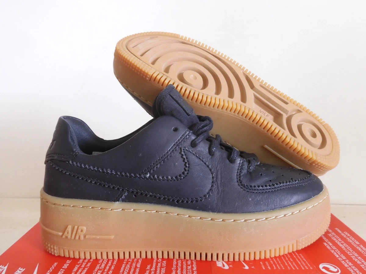 靴 Nike AF1 SAGE LOW 24.5 Nike Air Force Sage 1 Low Black W for sale | eBay