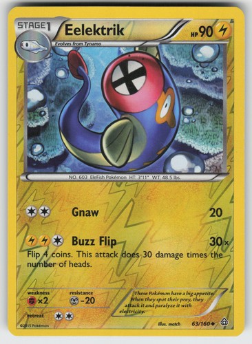 Eelektrik 63/160 XY Primal Clash Reverse Holo