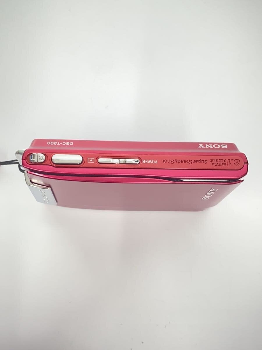 Sony Cyber-shot DSC-T200 Red 8.1MP Compact Digital Camera
