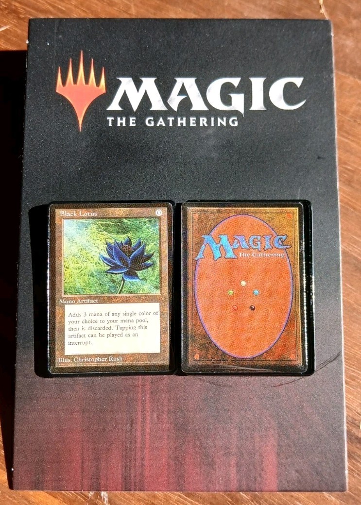 Magic: The Gathering Cards Black Lotus Card Enamel Pin Set Collectible MTG view 3