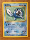 Pokemon Cards Poliwag 1st edition Base Set Shadowless  59/102 NM WOTC