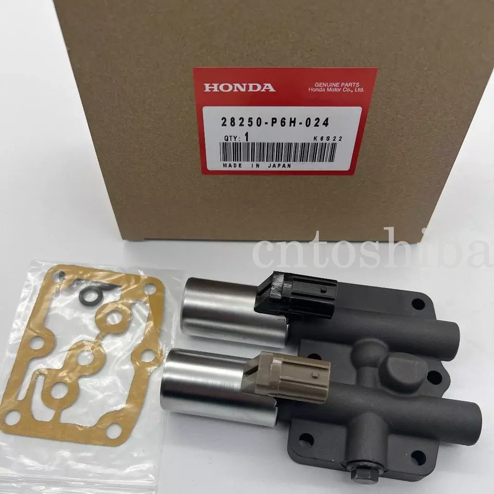 Solenoide y junta de cambio lineal doble original OEM Acura Honda 28250-P6H-024 Foto 2 de 4