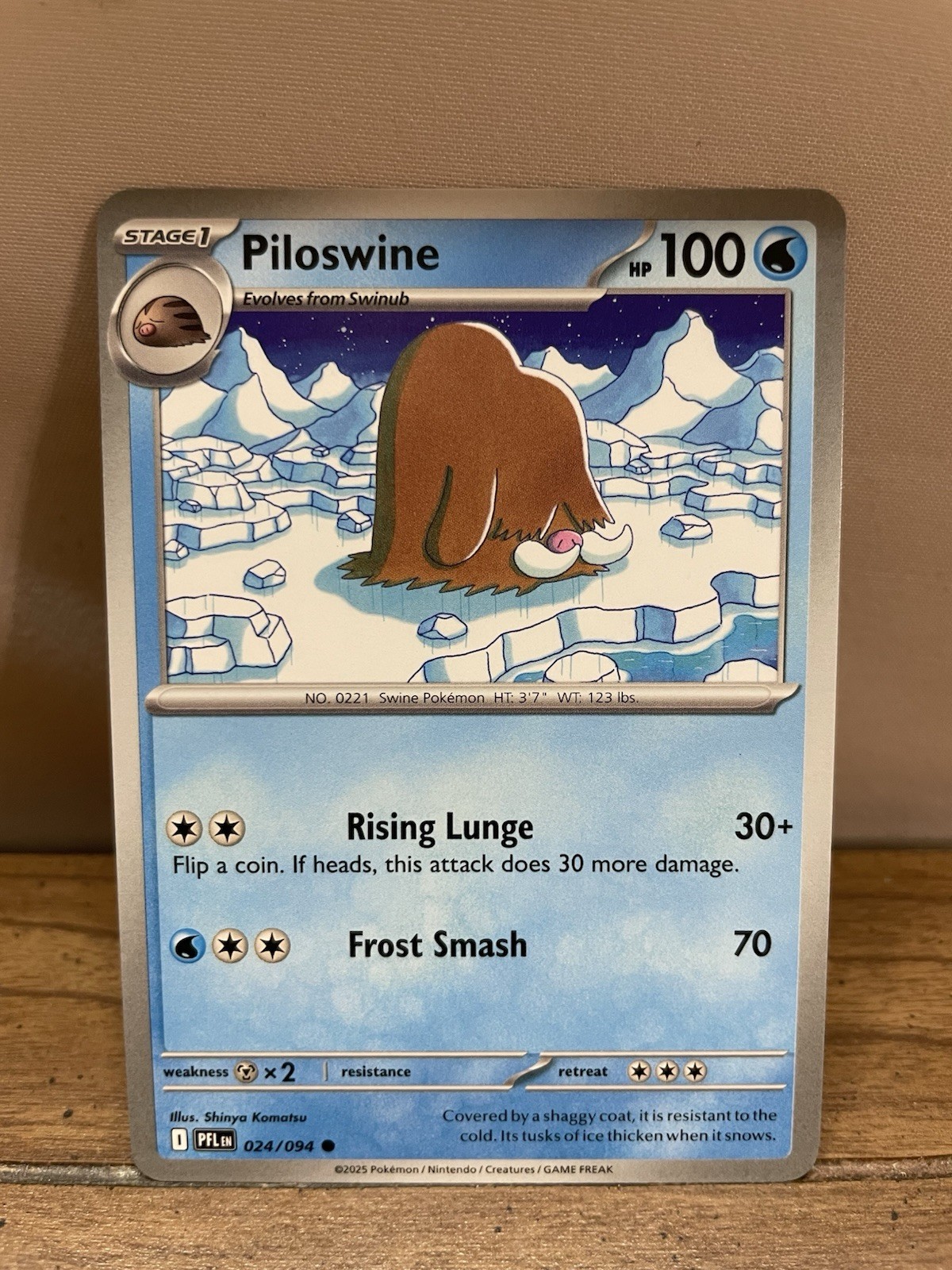 Piloswine 024/094 Me02: Phantasmal Flames Regular