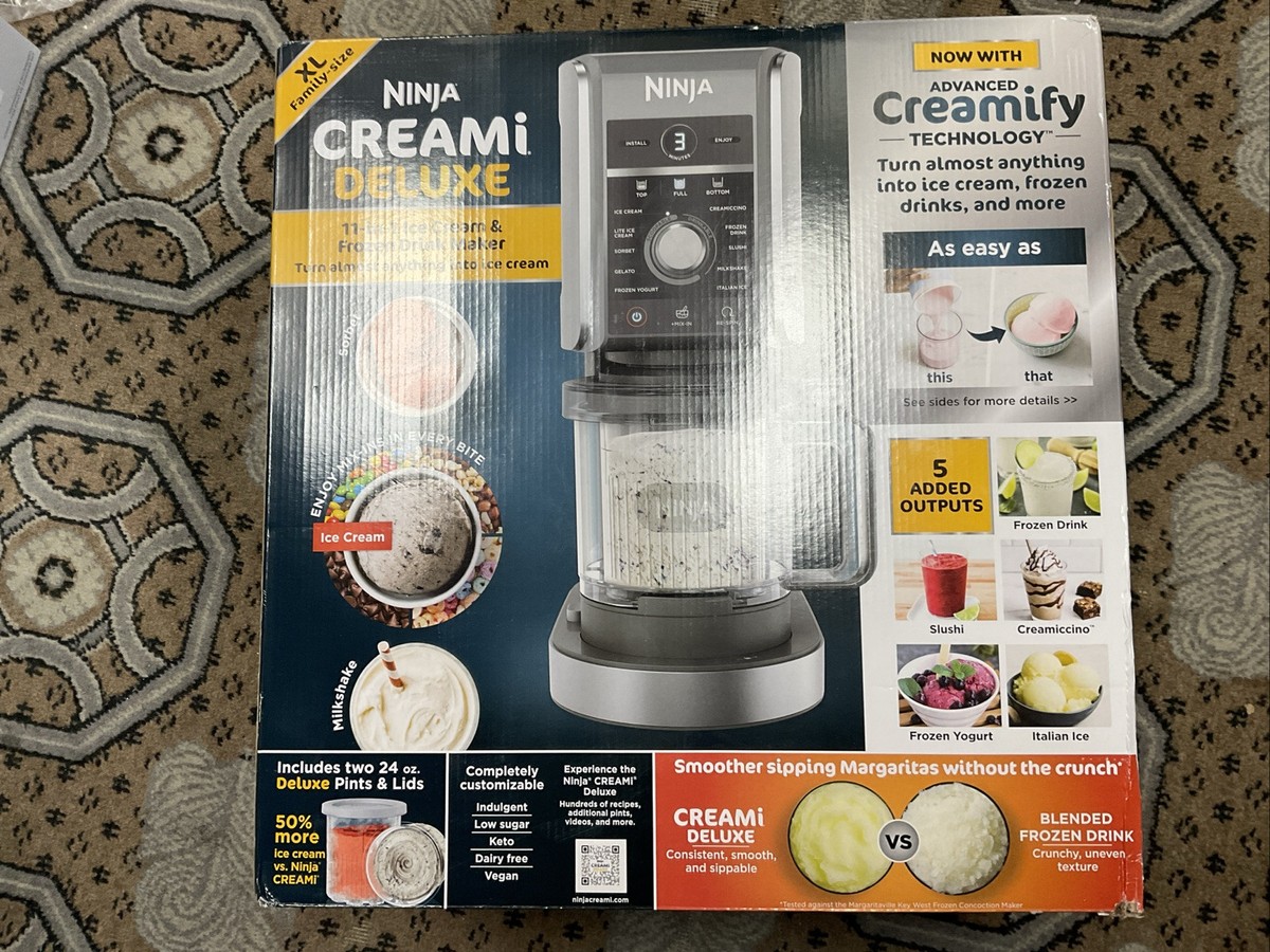 Ninja CN501CO CREAMi Deluxe 11-in-1 Ice Cream & Frozen Treat