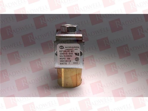 NORGREN U243115-0151-220-50 / U243115015122050 (BRANDNEU)